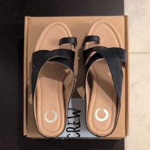 Women's Navy Sandals